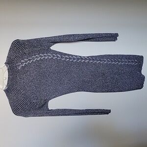 BCX Silver/Black knitted dress